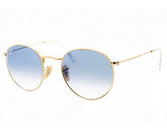 Круглые солнцезащитные очки Ray Ban RB 3447-N round metal 001/3F