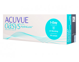 Гидрогелевые vs. силикон-гидрогелевые линзы: что лучше? 1-Day Acuvue Oasys HydraLuxe 30pk