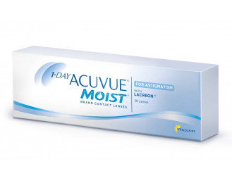 Гидрогелевые vs. силикон-гидрогелевые линзы: что лучше? 1-Day Acuvue  Moist for Astigmatism  30pk