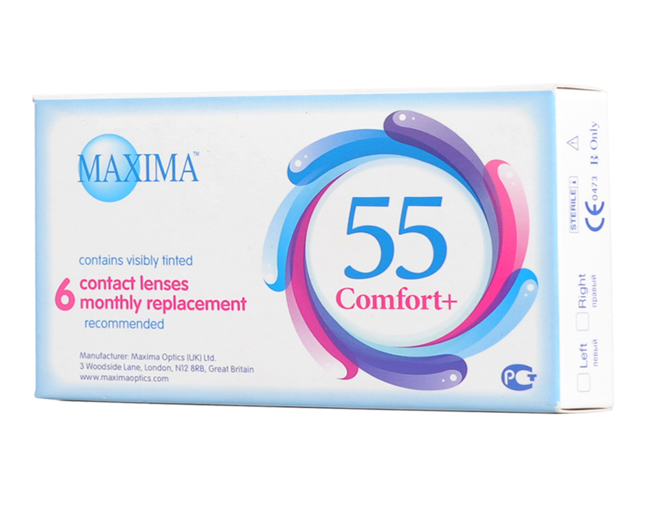 Контактные линзы Maxima 55 Comfort+ 6pk